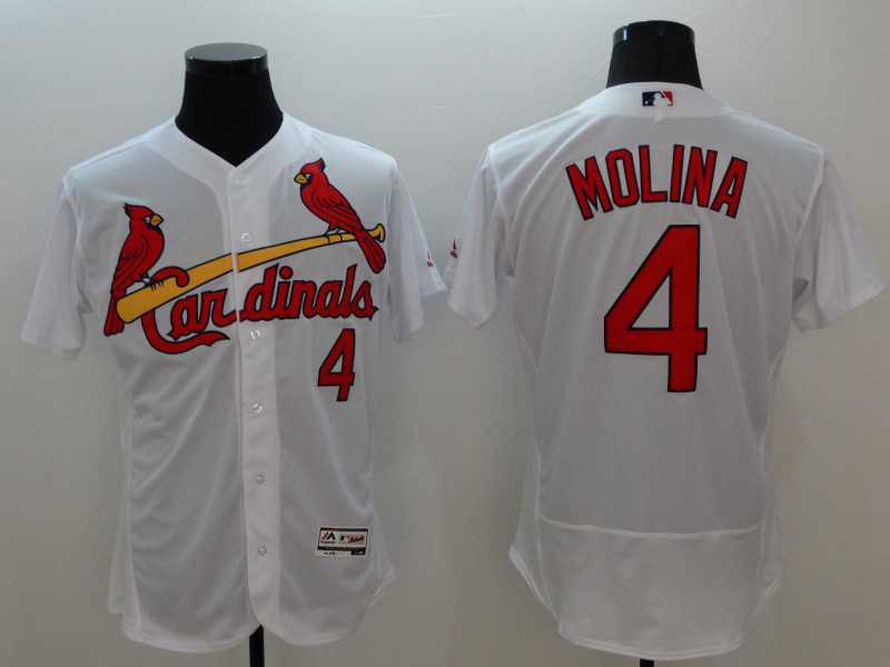 St. Louis Cardinals #4 Yadier Molina White 2016 Flexbase Authentic Collection Stitched Jersey,We sell and wholesale St. Louis Cardinals #4 Yadier Molina White 2016 Flexbase Authentic Collection Stitched Jersey on line form chian!